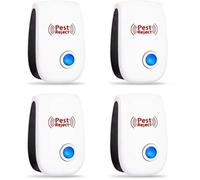 Répulsif Ultrason Anti-Rongeurs Insectes,Repulsif Moustique,Repulsif Anti Mouches Electrique Appareil Répulsif Souris Interieur,Mou
