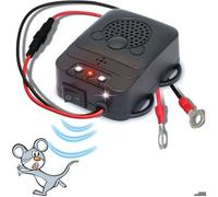Répulsif Ultrason pour Voiture Électronique Dissuasion Répulsif Anti-Fouine de Rat avec Lampes Stroboscopiques à Del pour Vo