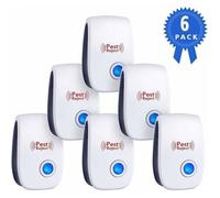 Répulsif ultrason souris et rat - Pack de 6 appareils à double fréquences puissantes - Protection efficace contre rongeurs insectes