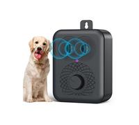 Répulsif Ultrasonique pour Chiens - Détection Automatique - Portée 10-15m - 4 Fréquences - Noir