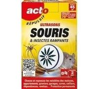 Acto Répulsif à ultrasons RETRO — souris, insectes rampants, araignées