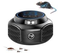 Répulsif Ultrasons Anti-Souris Rats Moustiques Intérieur - Prise Anti Moustique Ultrason - Maison Bureau Entrepôt - noir
