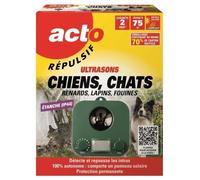 Répulsif Ultrasons Chiens & Chats - ACTO - Système Photovoltaïque