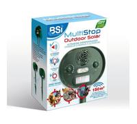 BSI Répulsif ultrasons et flash Lot haute puissance – Jusqu'à 150 m² – Énergie solaire
