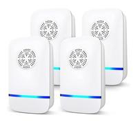 Répulsif Ultrasons,Repulsif Moustique,Repulsif Anti Mouches Electrique Appareil Répulsif Souris Interieur,Moustique,Cafard-4 pcs