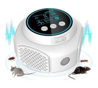 Répulsif ultrasons souris rats 300m² couverture 3 modes 360° non toxique inodore maison