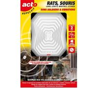 Répulsif Vibrations & Sons - ACTO - Rats, Souris, Lézards 150m²