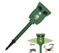 Répulsifs Oiseaux extérieur,Forme Solaire Anti Chauves-Souris - Effaroucheur Oiseaux Ultrasonique,pour Hirondelle Chat Chien Extérieur Pelouse Cour Jardin Porche Terrasse Toit Fenêtre