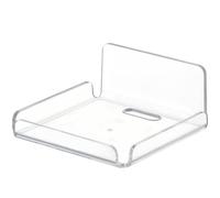 REQO Flottantes Etagere Murale,Transparent Etagere sans percer en Acrylique ，Universel Support de caméra de Surveillance,pour Chambre, pour Chambre, Salle Bains, Cuisine, Salon, Bureau (1 pcs)