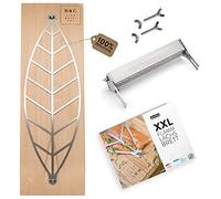 Rerum & Consilium Planche à saumon avec support en acier inoxydable I pour brasero et brasero I Fabriqué en Allemagne