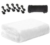 Réseau anti-insectes de 2,4 x 6 mètres - Polyester robuste - Protection contre les oiseaux - Protection du jardin - Moustiquaire - Filet de protection des plantes