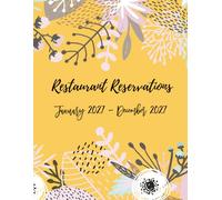 Reservations 2027: 365 Day Guest Booking Diary For Restaurant | Hostess Table Log (January 2027 - December 2027)