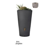 Graf Kit réservoir 2 en 1 VASO 220L – Cuve aérienne en polyéthylène – Gris graphite