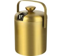 Réservoir à glaçons Schramm® en noir, or ou rose, avec couvercle et pince. Refroidisseur à vin, capacité de 1,3 litre. Seau à glace, seau à glaçons, refroidisseur à champagne, double paroi. Refroidiss