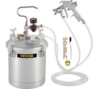 Réservoir à peinture commercial sous pression 2,5 gallons Réservoir sous pression 10 L Pot de peinture sous pression Pistolet pulvérisateur Buse 1,5 mm Pulvérisateur de peinture pour peinture d'une ca