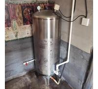 Réservoir à pression for puits, Réservoir à pression en acier inoxydable for système de pompage et d'eau, avec kit de montage(500L/132Gal)