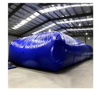 Réservoir à vessie de stockage d'eau d'urgence en PVC de 2000 gallons - Sac à eau durable et pliable for l'agriculture et l'utilisation en extérieur(500L/132Gal/1x1x0.5m)