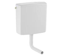Geberit Réservoir apparent WC AP140 140.017.11.1 semi-bas simple touche blanc