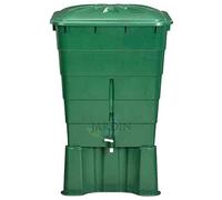 Réservoir carré en polypropylène de 300 litres. Comprend Un Couvercle + Support. Longueur 66 cm, Largeur 80 cm, Hauteur 92 cm.