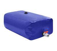 vidaXL Réservoir d'eau pliable 100 L PVC avec robinet et tuyau – Camping, randonnée, pêche
