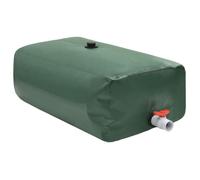 vidaXL Réservoir d'eau avec Robinet Pliable, Conteneur d'eau avec Tuyau d'Arrosage, Bidon d'eau pour Camping Randonnée Pêche, 100 L PVC
