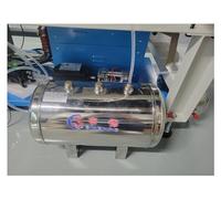 Réservoir d'air en acier inoxydable pour compresseur/pompe à air, réservoir tampon d'air haute pression avec kit de montage, conteneurs horizontaux de stockage d'air