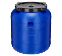Réservoir de 150 litres Garronda, avec ouverture supérieure, sans BPA. Seau de stockage, réservoir universel, réservoir pour aliments, cuve de récupération d'eau de pluie pour jardin. Seau de récupéra