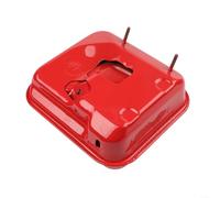 Réservoir de carburant robuste pour moteurs Honda Gx160, Gx200 Gx140, capacité de 3,6 litres, construction en fer avec filtre et capuchon pour kit de réparation de tondeuse Noir (rouge)