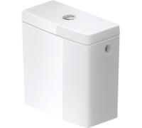 Duravit Réservoir de chasse d'eau pour balcon 095700AA85 35x17,5cm, blanc brillant, incl. robinetterie intérieure, 4,5/3 l, double chasse