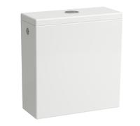 Réservoir de chasse LAUFEN Kartell pour combinaison WC autonome 82433331, double chasse, raccordement d'eau latéral, H8293320009721, Couleur: Blanc