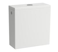 Réservoir de chasse LAUFEN Kartell pour combinaison WC autonome 82433331, double chasse, raccordement d'eau latéral, H8293327579721, Couleur: Neige (blanc mat)