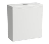 Réservoir de chasse LAUFEN Kartell pour WC sur pied combiné 824331, double chasse, raccordement d'eau à l'arrière, H8293317579711, Couleur: Neige (blanc mat)