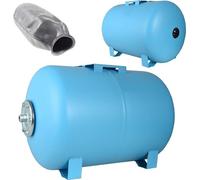 Réservoir de dilatation 100L - Vase d'expansion avec membrane en EPDM - Accumulateur pour eau potable - Système de surpression pour l'alimentation en eau domestique - Réservoir d'eau - Cuve en acier -