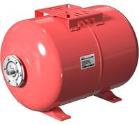 Réservoir de dilatation de 50 litres, cuve à membrane horizontale pour stations de pompage domestiques et systèmes de surpression, équipée d'une membrane en EPDM