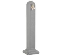 Réservoir de jardin avec robinet Gris clair Aspect de pierre
