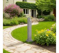 Réservoir de Jardin avec Robinet Gris Clair Aspect de Pierre Arrosage vidaXL