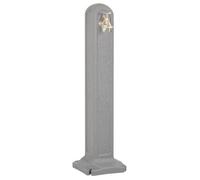 vidaXL Waterzuil met kraan steen-look lichtgrijs316183 G