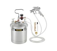 VEVOR Réservoir De Peinture Pression Pot Avec Pistolet De Pulvérisation Pour Peinture 10L