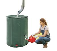 Réservoir de récupération d'eau de pluie, en PVC résistant aux UV, comprenant un filtre et un robinet de vidange, marque Verde