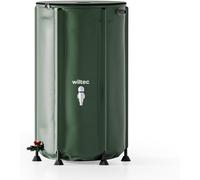 Réservoir de récupération d'eau de pluie pliable de 250 litres avec couvercle, fabriqué en PVC de 620 g/m², réservoir d'eau de pluie avec robinet, conteneur à eau avec interrupteur ABS