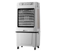 Réservoir de Refroidisseur de soirée Portable 40L, Ventilateur de climatisation Industrielle avec Vitesse de Vent à 3 Vitesses, système de Refroidissement à air Mobile pour Les Grandes salles Bureaux