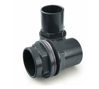 Réservoir d'eau 1000 litres - Sortie PVC 40/50 mm - Raccord fileté pour cuve de récupération - Installation facile sur cuve