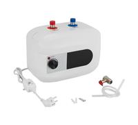 Réservoir d'eau chaude vertical - Sortie d'eau supérieure - Type de stockage d'eau - Chauffe-eau électrique - Mini réservoir - Chauffe-eau sous évier - 6 l - 220 V