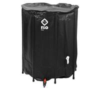 Réservoir d'eau de pluie pliable 500 L noir FLO