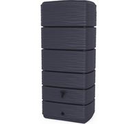 Réservoir d'eau de pluie Regenton Eco, 300 litres, gris anthracite, collecteur d'eau de pluie à remplissage automatique, avec robinet