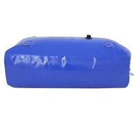 Réservoir d'eau pliable - 240 litres. Réservoir d'eau portable en tissu PVC, de forme rectangulaire, conçu pour être posé au sol. Grande capacité. Couleur : bleu