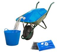 Réservoir d'eau pliable de 80 litres, sac flexible avec tapis antidérapant, idéal pour l'irrigation de jardin