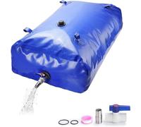 Réservoir d'eau portable de 540 litres, sac/réservoir d'eau pliable, renforcé, avec robinet en PVC. Adapté au stockage et au transport de liquides, notamment pour les applications agricoles, de jardin