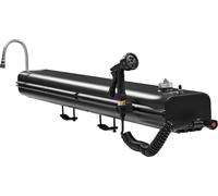 Réservoir d'eau portable de 8 gallons pour galerie de toit avec panneau anti-éclaboussures