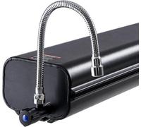 Réservoir d'eau pour barres de toit, 17 litres, réservoir en aluminium avec plusieurs valves de sortie, conçu pour une utilisation extérieure, avec protection contre les éclaboussures et tuyau en form